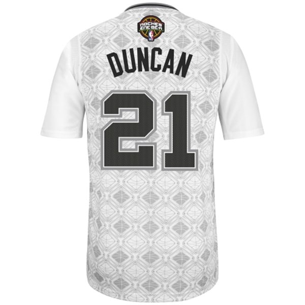 2014 latin night san antonio spurs #21 tim duncan swingman jersey-back